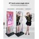 Floor Standing Capacitive Touch Screen Mirror Kiosk With Motion Sensor