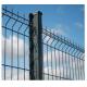 Galvanized electrostatic spray or PVC dipped coating SHS  post welded mesh fence