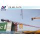 12T 50m Freestanding Height Topless Tower Crane Series with Slewing Motor and Inverter