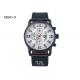 Fashion Sports	Precision Quartz Watch Cool Casual Black White Dial