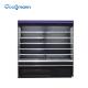 Open Vertical Showcase Freezer Supermarket Display Merchandiser Refrigerator