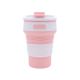 350ml BPA Free Silicone Reusable Collapsible Water Cup