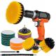 18Pcs Electric Drill Brush Set Kits 302g For Cleaning Tile