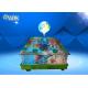 Outdoor Playground Coin Operated Arcade Machines / Kids Fish Shot Game Machine Clear Glass Fishing Pond