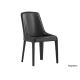 Elegant Bonaldo Lamina Fiberglass Dining Chair With Strong Steel Frame Upholstered