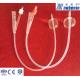 Single Balloon Silicone Foley Catheter Two Way With Hard Plastic Valve