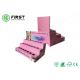 Custom Recycled Color Printed Cosmetic Cardboard Counter Paper Display Box With Holes For Retail