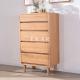 Chest Cabinet Solid Wood 5 Drawers Corner Table Europe Modern Style FL-B005-D