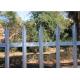 8ft Tall Steel Palisade Fencing
