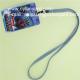 Cheap blank polyester id badge neck strap with print plastic pouch