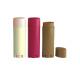 UV / silk screen / heat tranfer painting frosted bottle and cap Plastic Lip Balm Tube