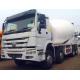 8 x 4  25 CBM Volumetric Cement Mixer Truck of Sinotruck With 1% Rate Ratio