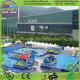 Portable Amazing Steel Frame Swimming Pool with Welded Water Toys