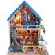 Dollhouse, DIY Lights plush House, Wooden Model, Luxury villas, Seaview, building model