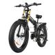 Unisex 21 Speed Folding Fat Tire Electric Bike Customizable Color 30-50Km/H