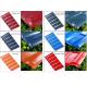 Color Coated Corrugated Pvc Synthetic Resin Roof Tile Spanish Style 1050mm Width