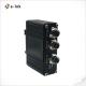 EN50155 Industrial 1 Port PoE Injector With 30W Output M12 Connector