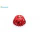 Decorative Red Paper Cupcake Liners High Temperature Resistance 28*25mm