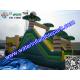 Inflatable Bouncer Slide , Commercial Grade Bounce Houses Coconut Trees Tropical Themed