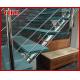 Steel Cable Stair VK73SC  Treed Glass  Handrail 304 Stainless Steel  Aluminum Baluster Glass Carbon Steel Powder-coate