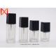Slik Screen Print Airtight Cosmetic Container Set , Empty Cream Jars With Black Pump