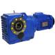 Blue Silver Black Helical Speed Reducer Torque 61-23200N. M Ratio 3.41-289.74 Parallel Gear Reducer