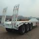 60 tons tri-axle low bed semi trailer for loose cargo or machinery transport