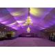 Soundproof White Party Marquee Tents With Hard Pressed Extruded Frame Structure Large Party Marquee