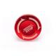 Emergency Momentary Off Push Button Switch Red Mushroom Cap 6Pin