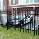 Garden Used Wrought Iron Fence Powder Coated Spear Top Steel