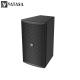 Black 350W PA Speaker System two way 10 Inch Passive PA Speakers