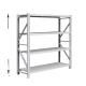 Factory Custom Size  logo heavy duty warehouse racking shelving