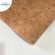Non Woven Cork Leather Fabric Durable Contemporary Printed Natural Color