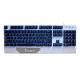 Waterproof Gaming Computer Keyboard with Backlit / Palm Rest for Office