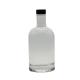 750ml Vodka Bottle with Frosted Texture and Crystal White Glass Material