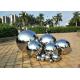 Stainless Steel High Polished Large Garden Ball Sculpture for Urban