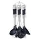 Plastic Spoon Spatula Fork Ladle Tong Turner Cooking Utensil Set with Customized Logo