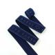 Navy Letter Pattern Narrow Stretch Lace Trim Decorative Elastic Ribbon Christmas Elastic Ribbon