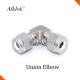 SS316 1/4 Compression pex Equal Elbow natural gas pipe fitting
