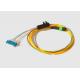 Single Mode 2.0MM 40G MPO To 8 X LC Fiber Breakout Cable