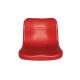 Arena Plastic Bucket Seats Outdoor Volleyball Court Fixed Spectator Seating 330mm Height