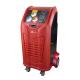 Automotive refrigerant recovery machine refrigerant handle system