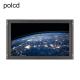 Polcd Metal Wall Mounted Embedded 15.6 Inch LCD Monitor Industrial IPS HDMI VGA Port