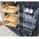 Custom Acrylic Display Fixtures 3 Layers For Storage With Wheels Easy To Move