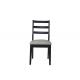 Fashion Rubber Wood Sponge Padded Dining Room Chairs