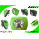 Safety Underground LED Miners Cap Lamp One Main Light Two Auxiliary Lights 13000lux