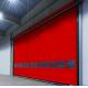 Stacking Electric Rapid Roller Doors Geomagnetic Induction Automatic Pvc Fabric 2m/S
