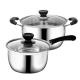 High Quality Stainless Steel Sauce Pan Milk Pot Soup & Stock Pots Set With Steamers
