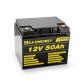12V 50Ah Deep Cycle LiFePO4 Battery CE UL UN38.3 MSDS Approved
