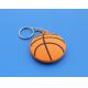 Custom School Students Gadget Gifts 3d Basketball Keychain Rubber Soft PVC Material